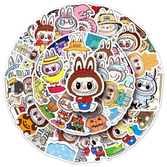 50pcs Labubu Stickers - Picture 1 of 2